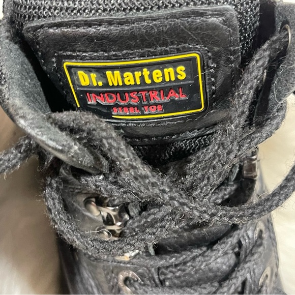 Dr. Martens Industrial Vintage Leather Work Boots - Picture 12 of 14